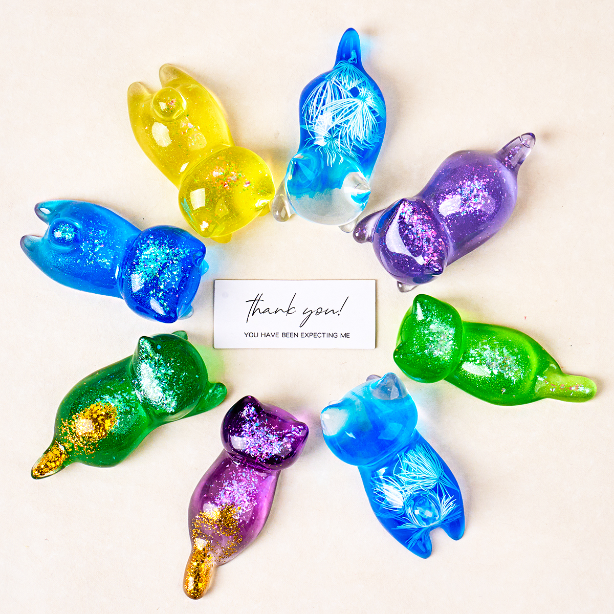 3D Cat Crystal Epoxy Resin Mol – обзор и цена Resin Art Products