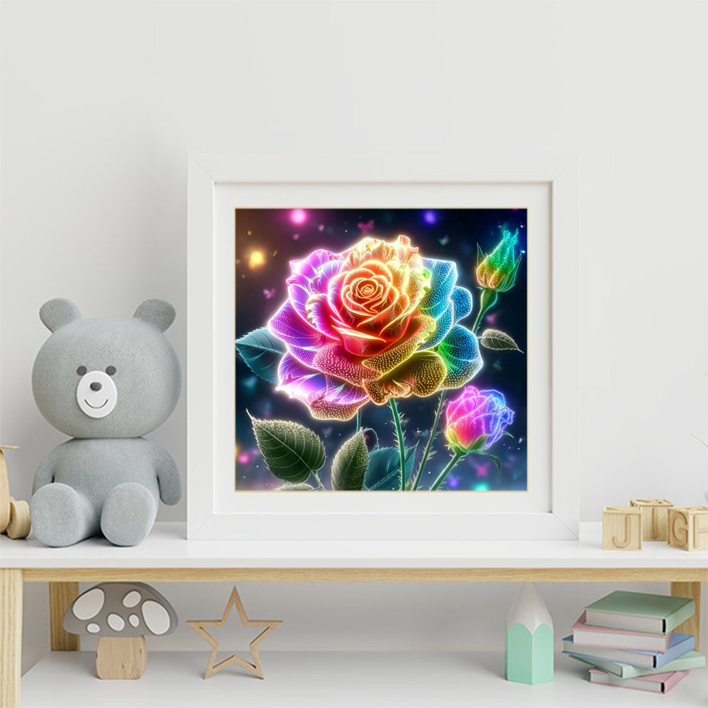 EverShine Diamond Mosaic Flowe – обзор и цена Resin Art With Rose