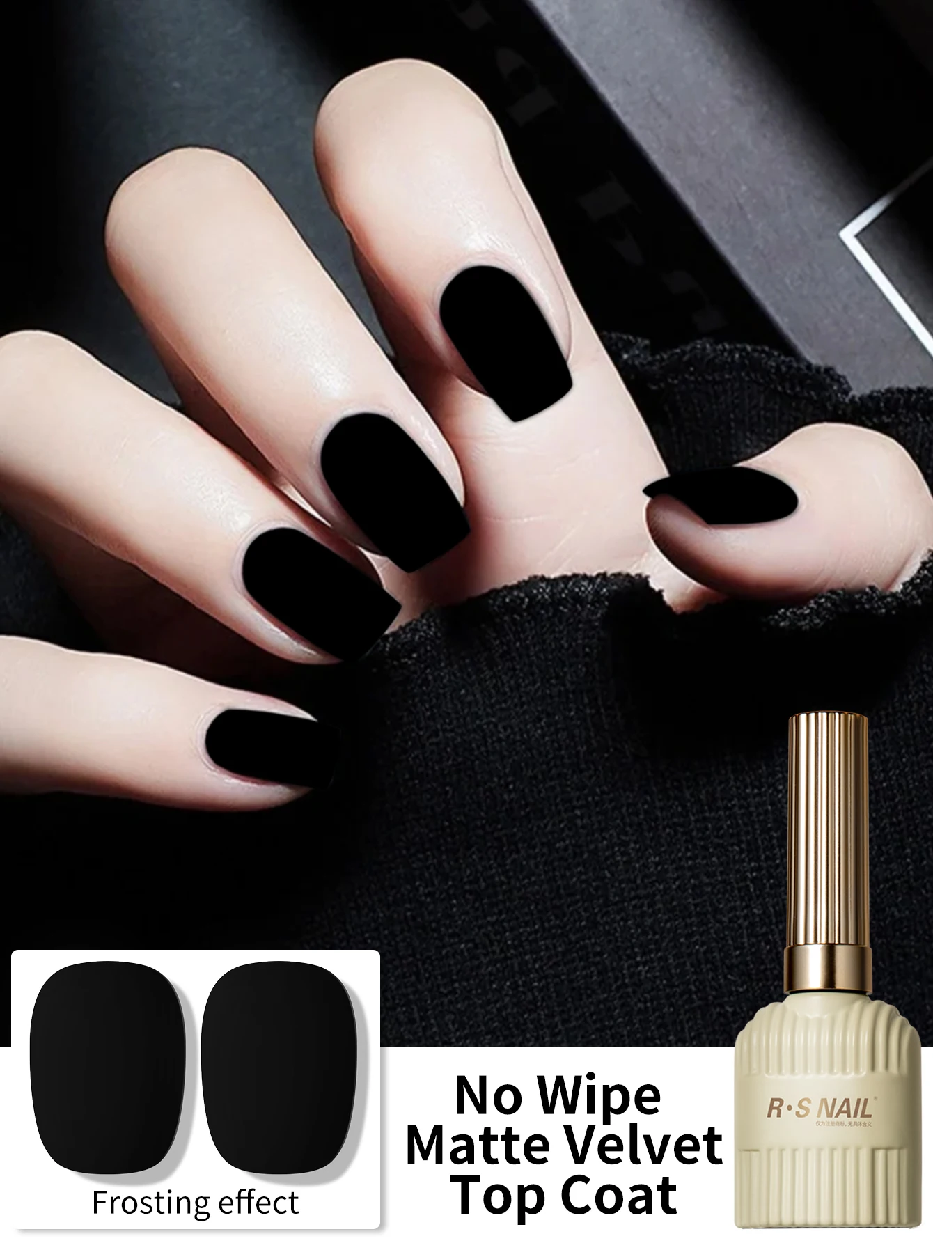 RSNAIL 12g Velvet Matte Top Co – обзор и цена Resin Art Varnish
