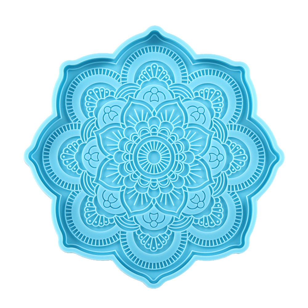 Mandala Coaster Silicone Mold  – обзор и цена Resin Art Tray