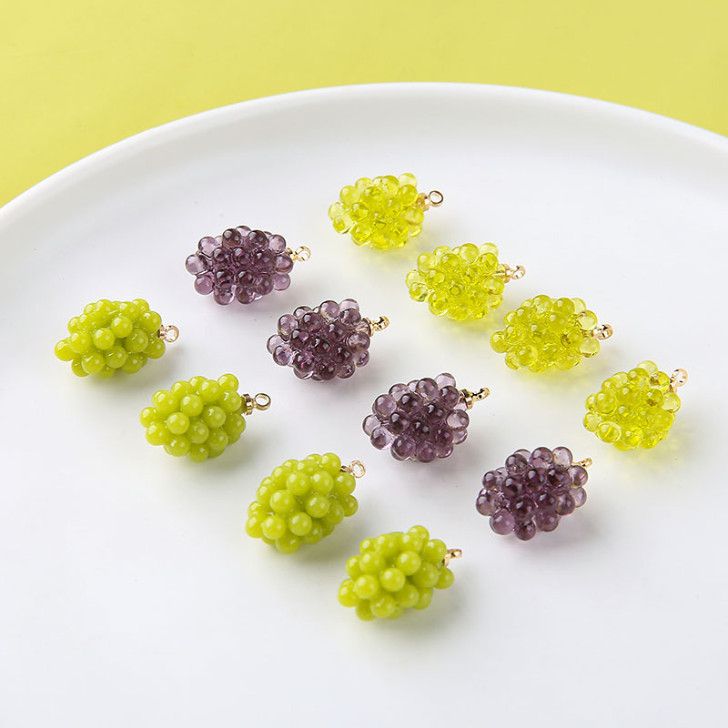 6pcs Cute Little Grapes Resin  – обзор и цена Resin Art Essentials