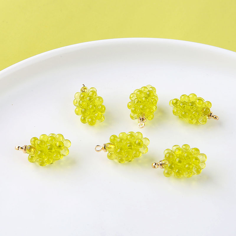 6pcs Cute Little Grapes Resin  – обзор и цена Resin Art Essentials