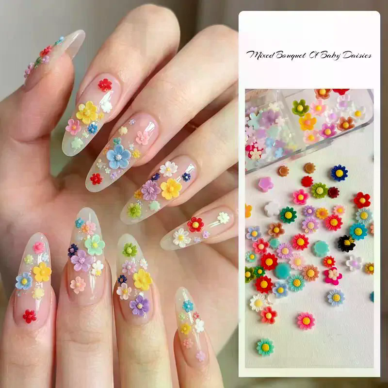 Summer Vibe Sunflower Nail Cha – обзор и цена Resin Art Using Flowers