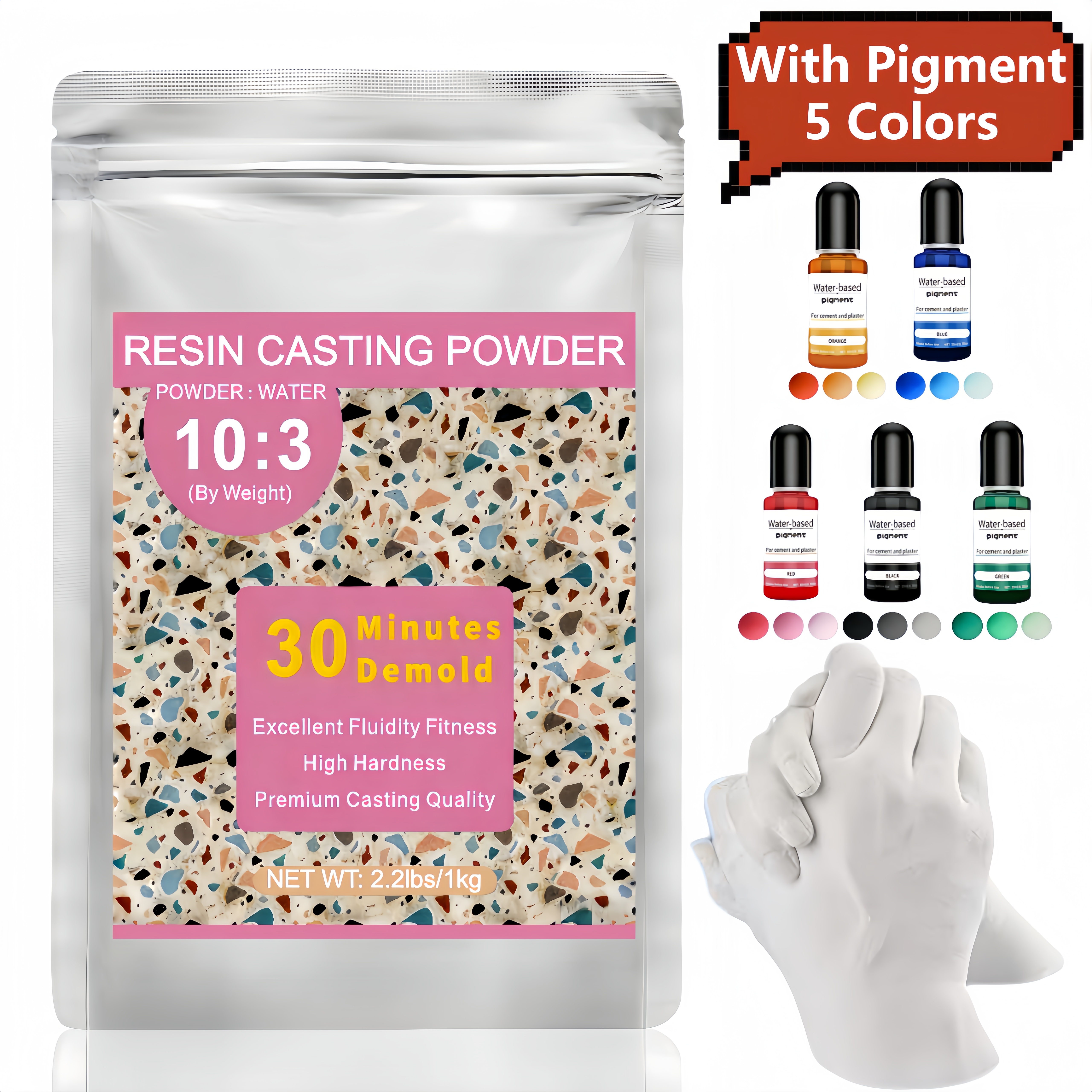 Resin Casting Powder, Bubble-F – обзор и цена Resin Art Supplies