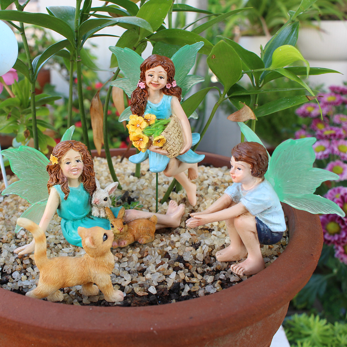 4pc Flower Fairy and Animal Pa – обзор и цена Resin Art Products