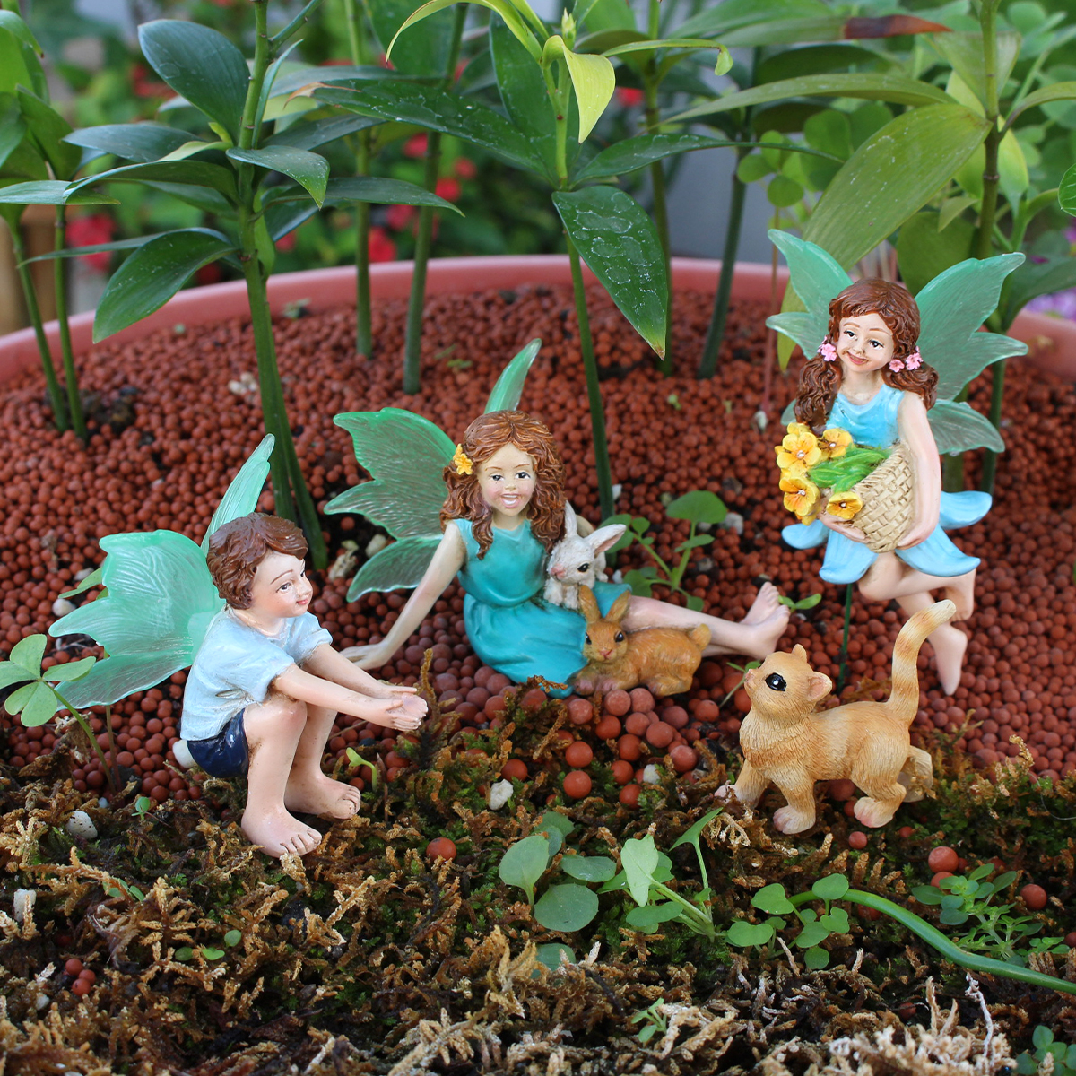 4pc Flower Fairy and Animal Pa – обзор и цена Resin Art Products