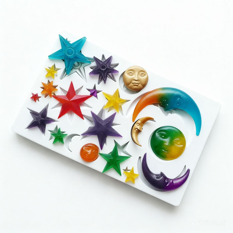 Sun Face Moon Stars Polymer Cl – обзор и цена Resin Art Products
