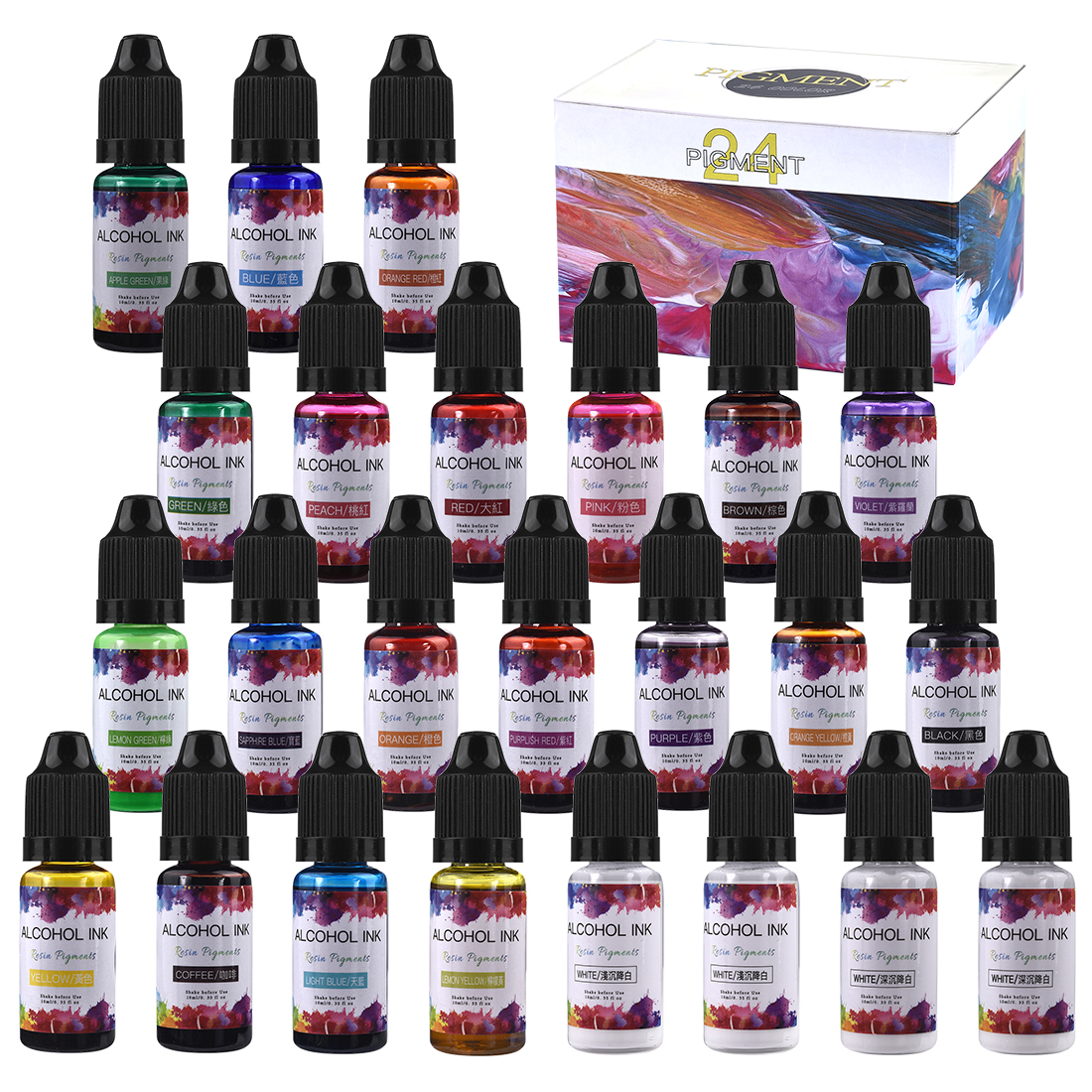 10ML Art Ink Alcohol Resin Pig – обзор и цена Resin Pigment Alcohol Ink