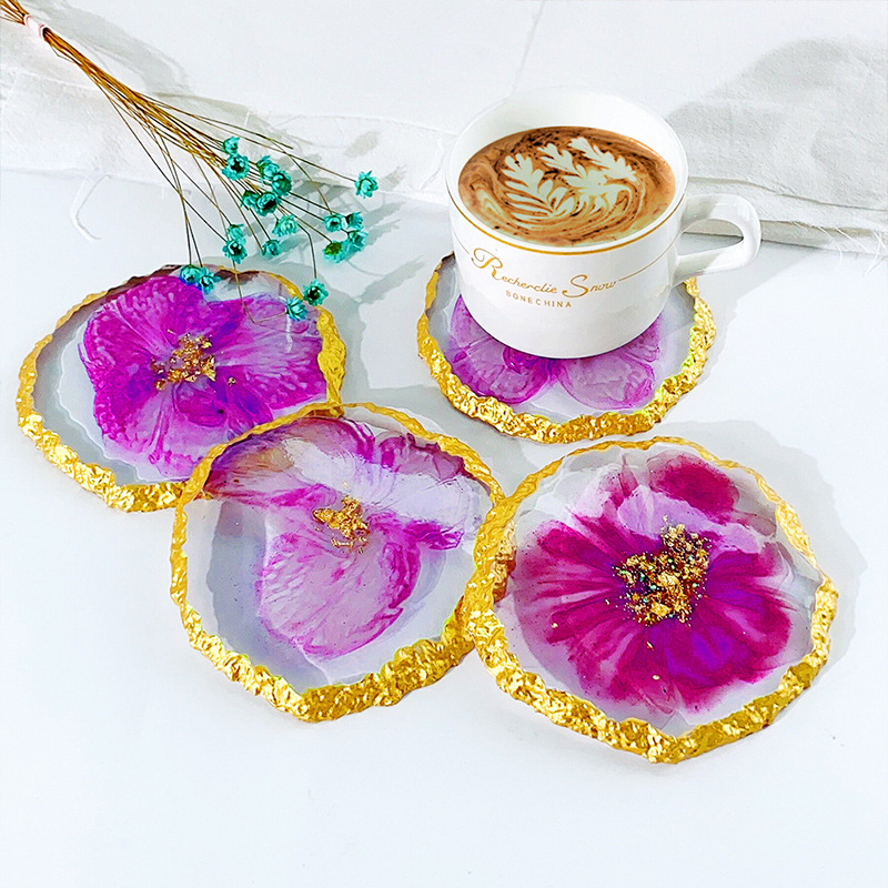 DM413 Drusy Coaster Resin Mold – обзор и цена Resin Art Tray