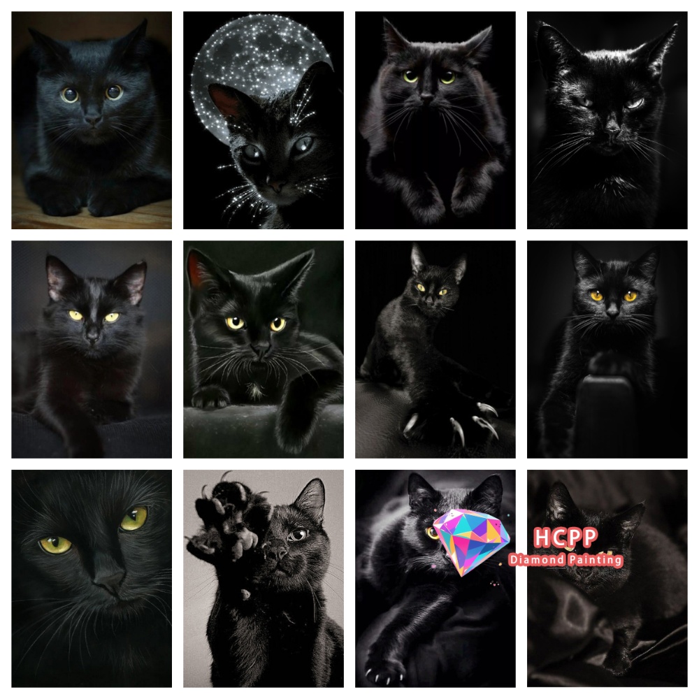 unframe Black Cat Animal Diamo – обзор и цена Resin Art And Craft