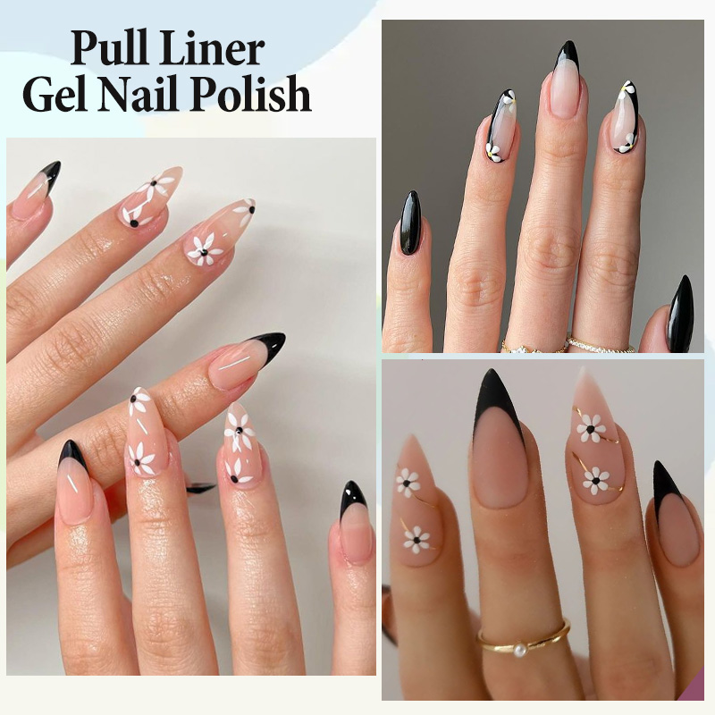 LILYCUTE 5ml White Black Liner – обзор и цена Resin Art Varnish