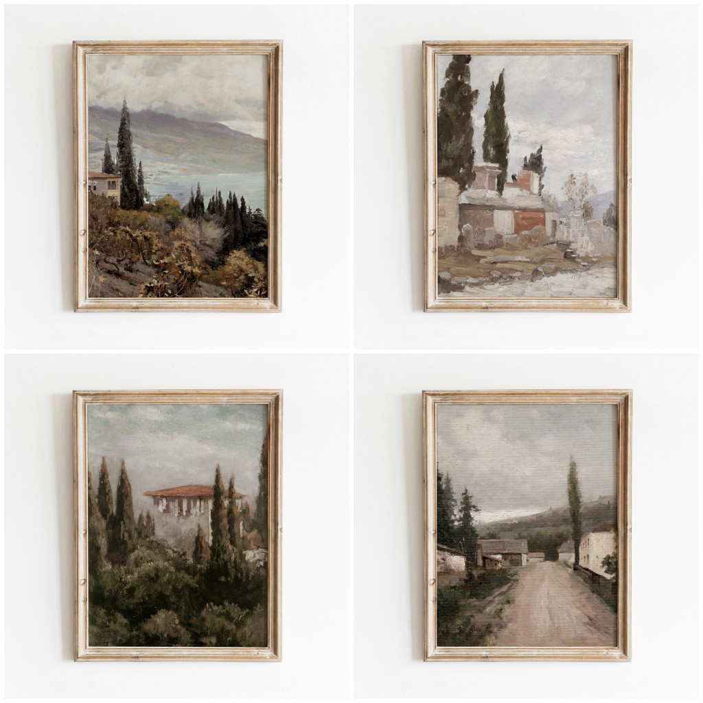 Vintage Abstract Country Lands – обзор и цена Resin Art On Wall