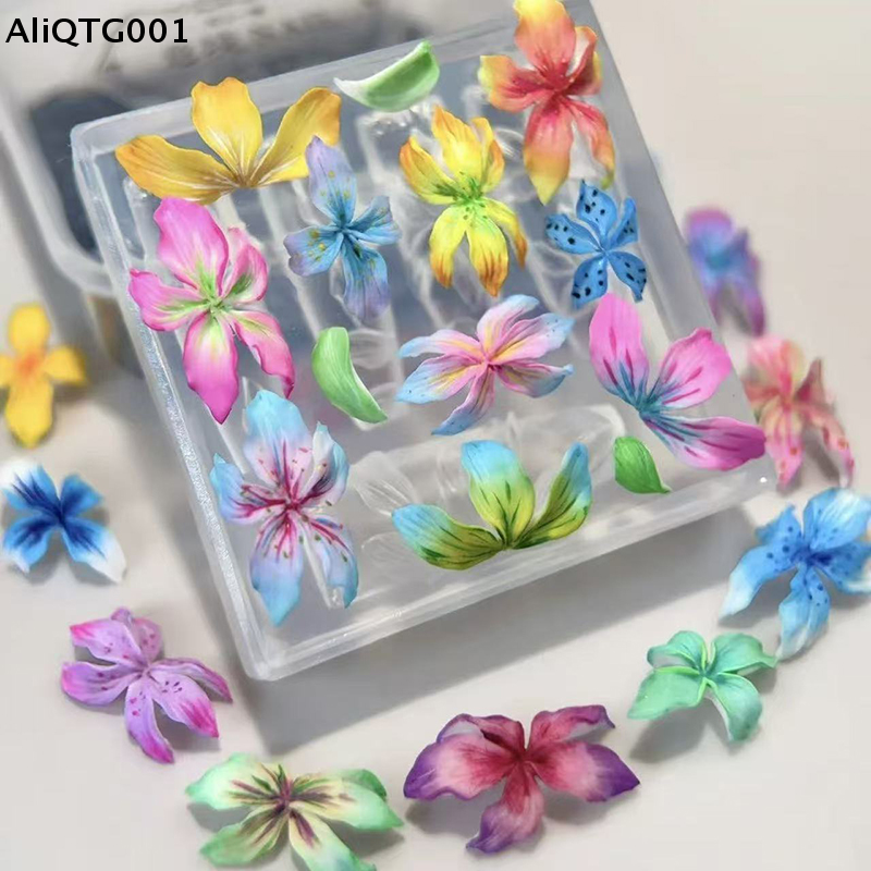 3D Flowers Nail Mold DIY Silic – обзор и цена Resin Art Template