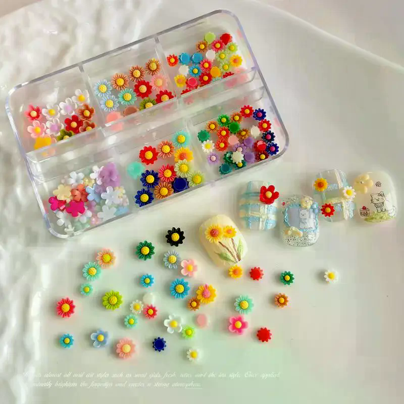 Summer Vibe Sunflower Nail Cha – обзор и цена Resin Art Using Flowers