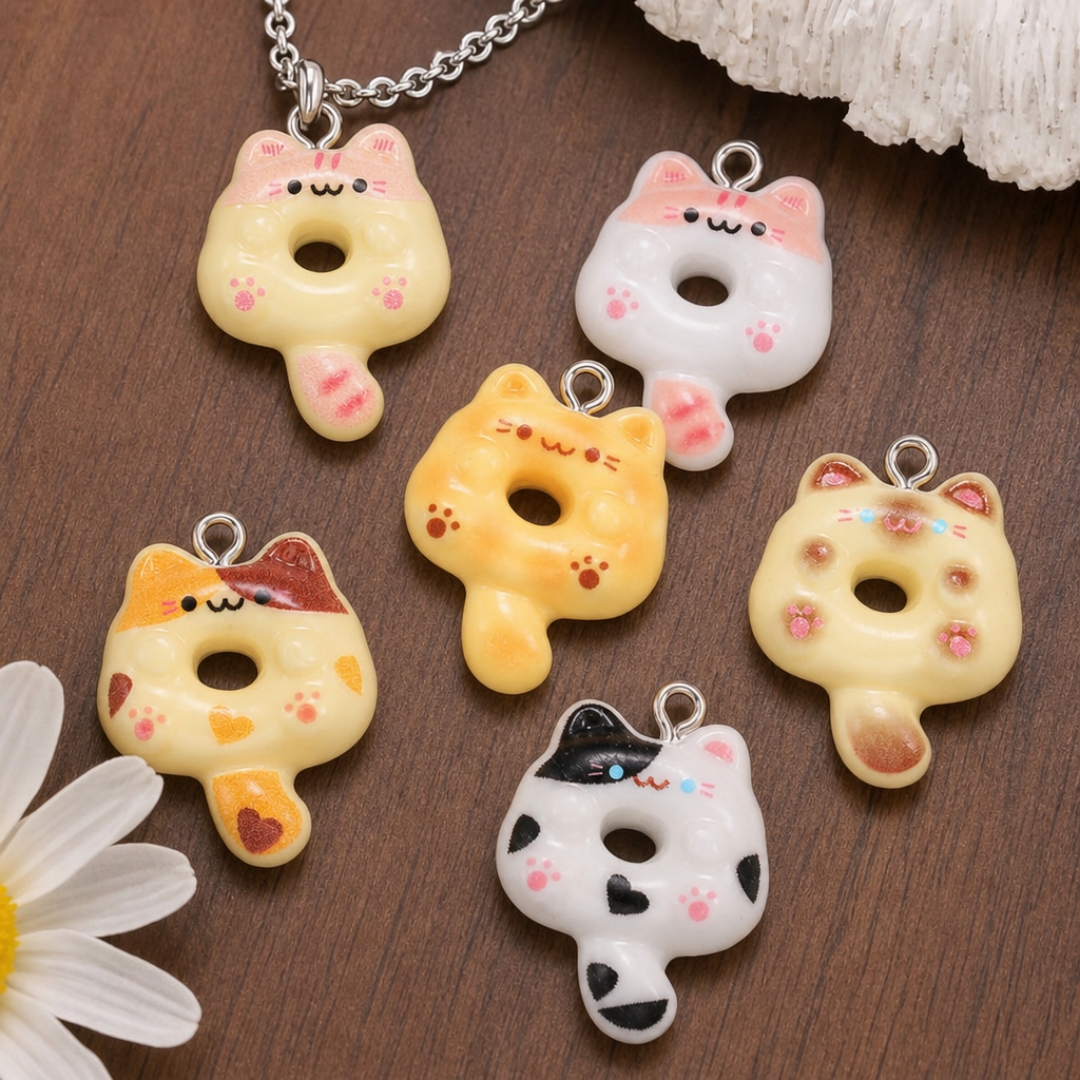 10Pcs Kawaii Cartoon Cat Resin – обзор и цена Resin Art Essentials