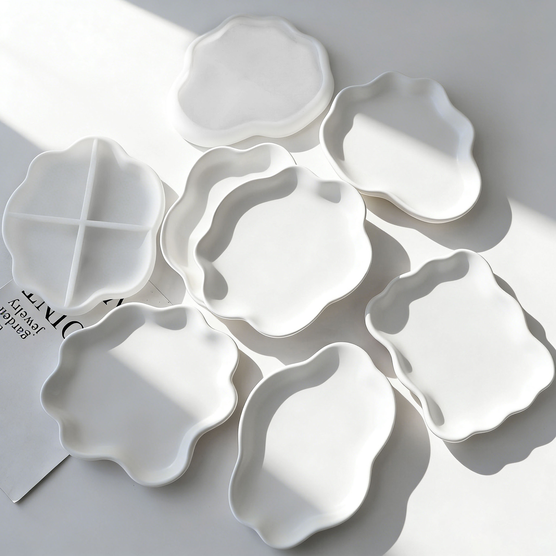 DIY Geometric Wave Plaster Coa – обзор и цена Resin Art Tray