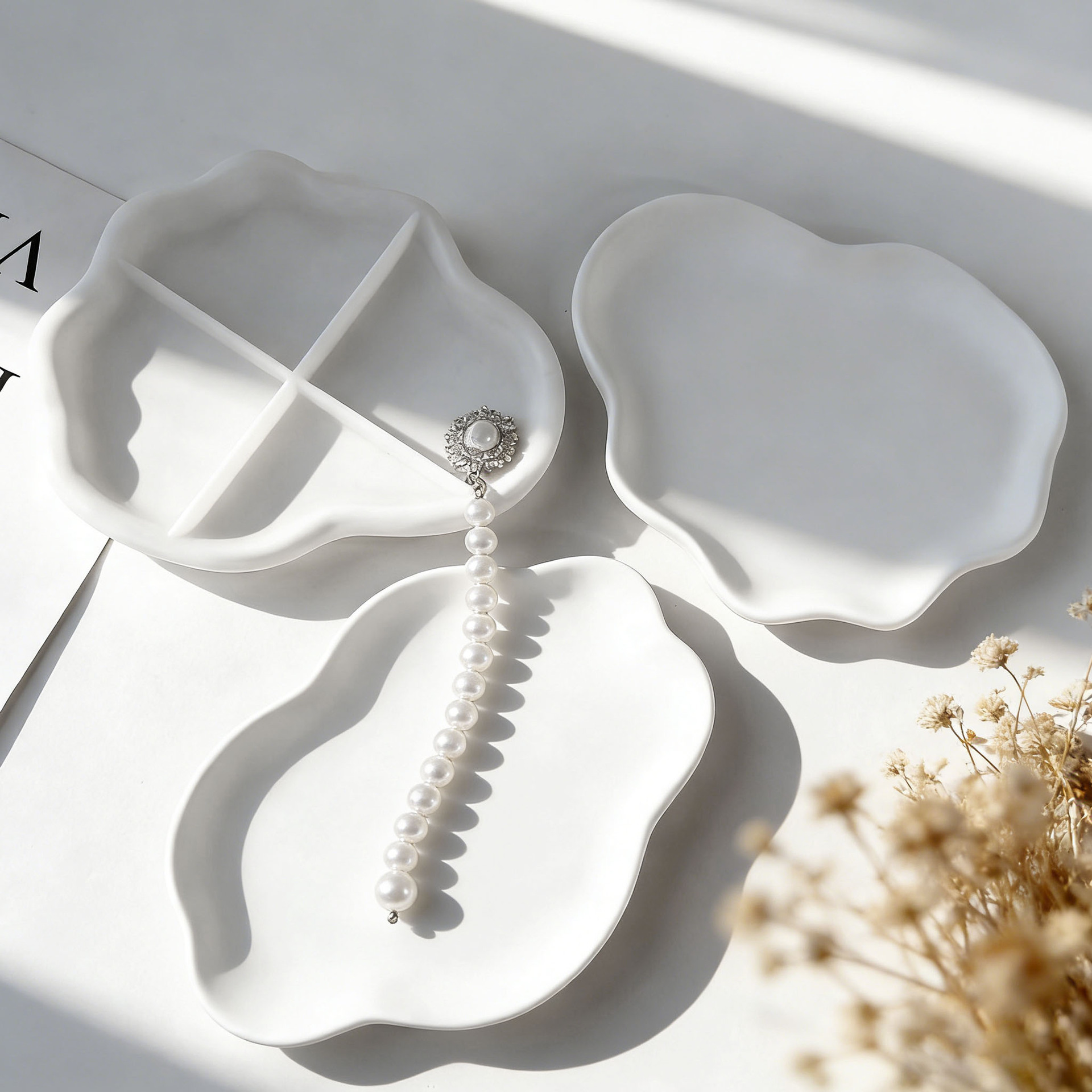 DIY Geometric Wave Plaster Coa – обзор и цена Resin Art Tray