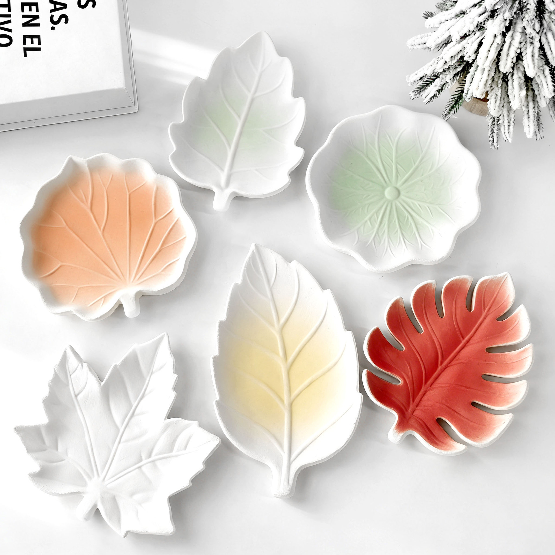 DIY Gypsum Form Leaf Coaster S – обзор и цена Resin Art Tray