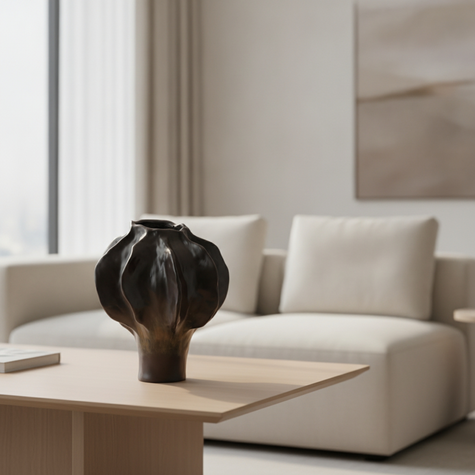 Vase with Wide Opening Glossy  – обзор и цена Resin Art Dining Table