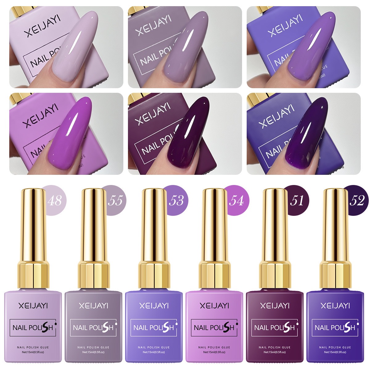6PCS/SET 15ml Gel Nail Polish  – обзор и цена Resin Art Varnish