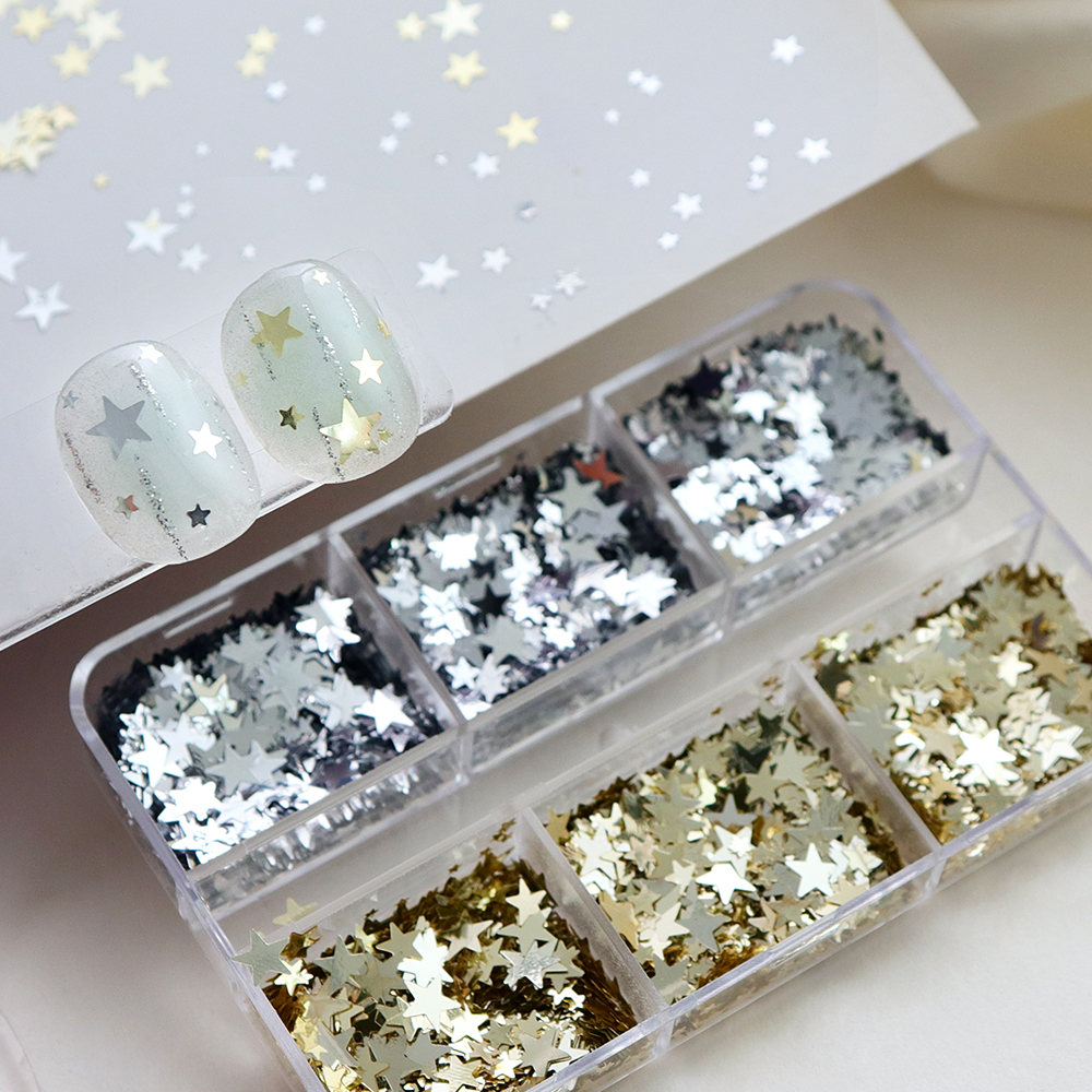 1-5MM Holographic Stars Glitte – обзор и цена Resin Art Keychain