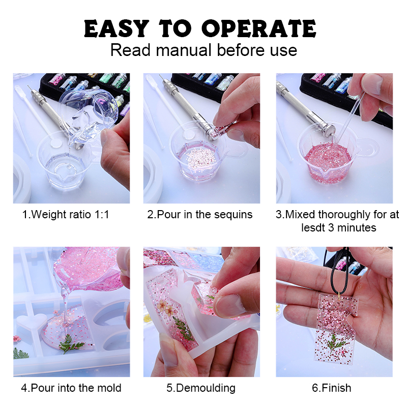 Epoxy Resin Silicone Molds Sta – обзор и цена Resin Art Necklace