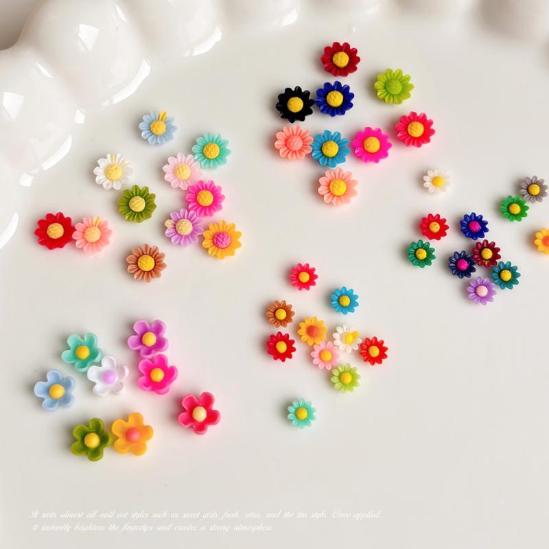 Summer Vibe Sunflower Nail Cha – обзор и цена Resin Art Using Flowers