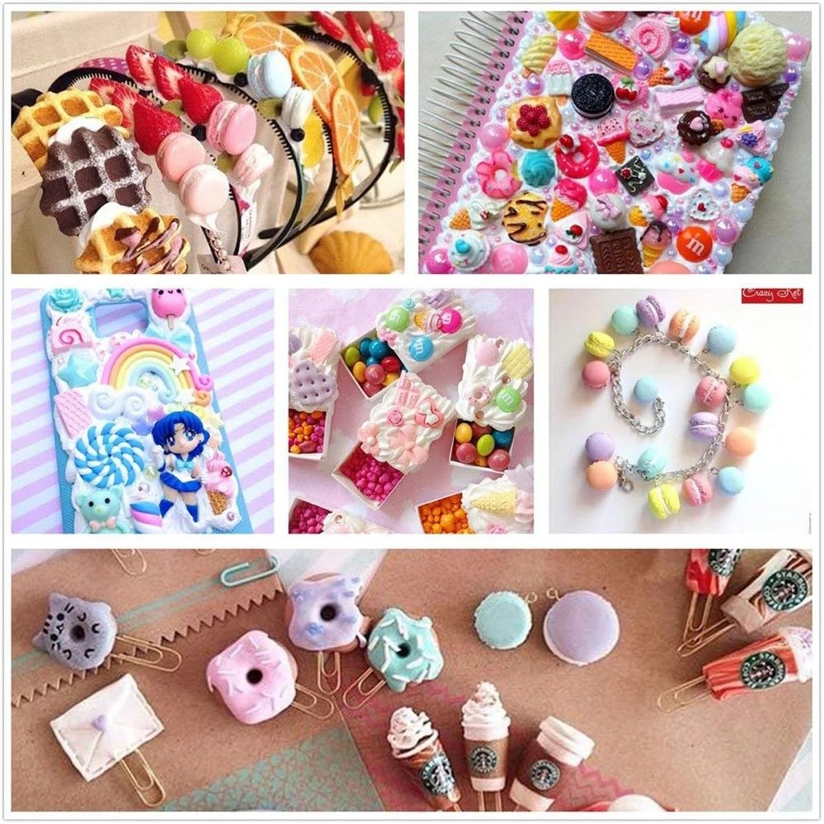 30pcs Random Candy Slime Charm – обзор и цена Resin Art Products