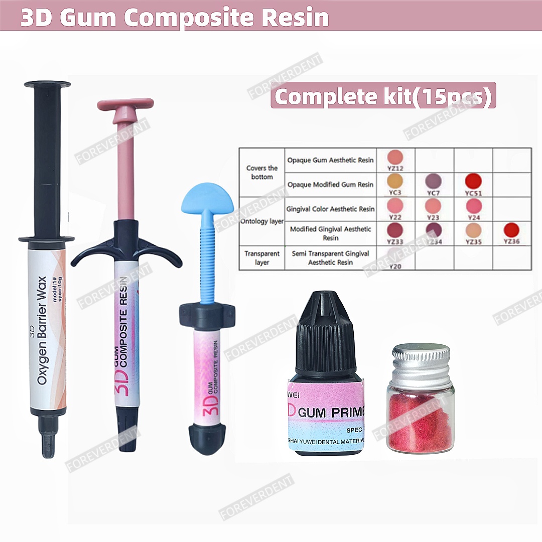 3D Gum Dental Pink Resin Gingi – обзор и цена Resin Color Paste
