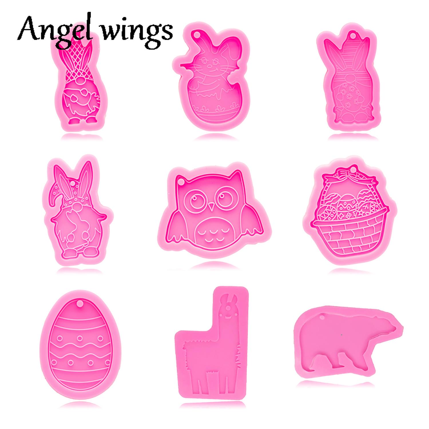 DY0943 Silicone Easter Bunny/E – обзор и цена Resin Art Keychain