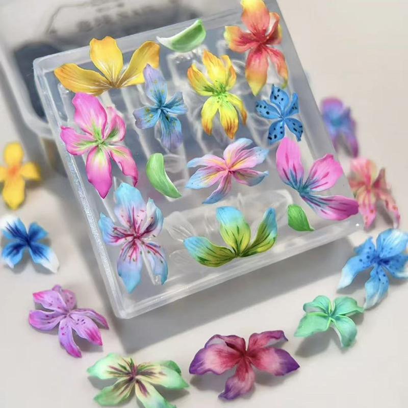 Z. 3D Flowers Nail Mold DIY Si – обзор и цена Resin Art Template