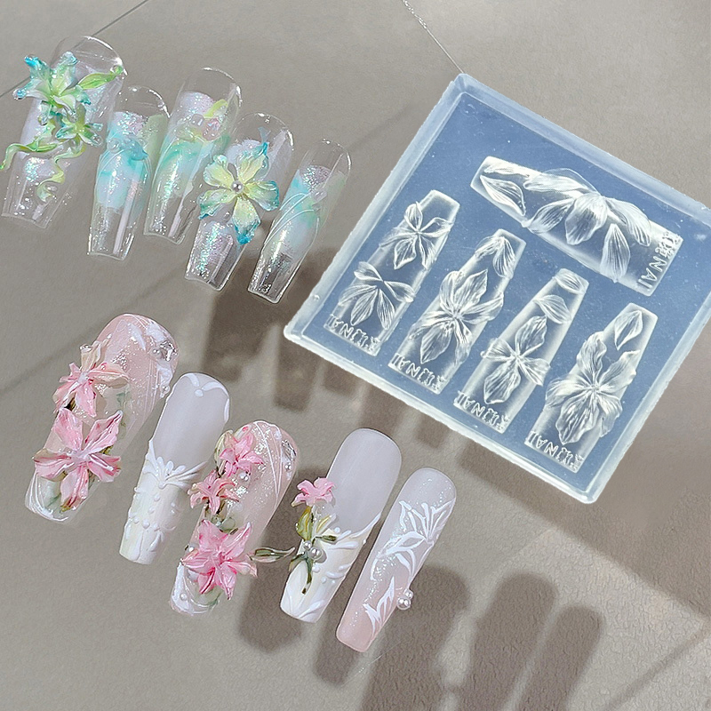 Z. 3D Flowers Nail Mold DIY Si – обзор и цена Resin Art Template