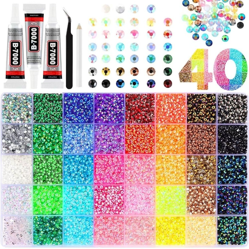 Multicolor Resin Rhinestone Ki – обзор и цена Resin Art Supplies