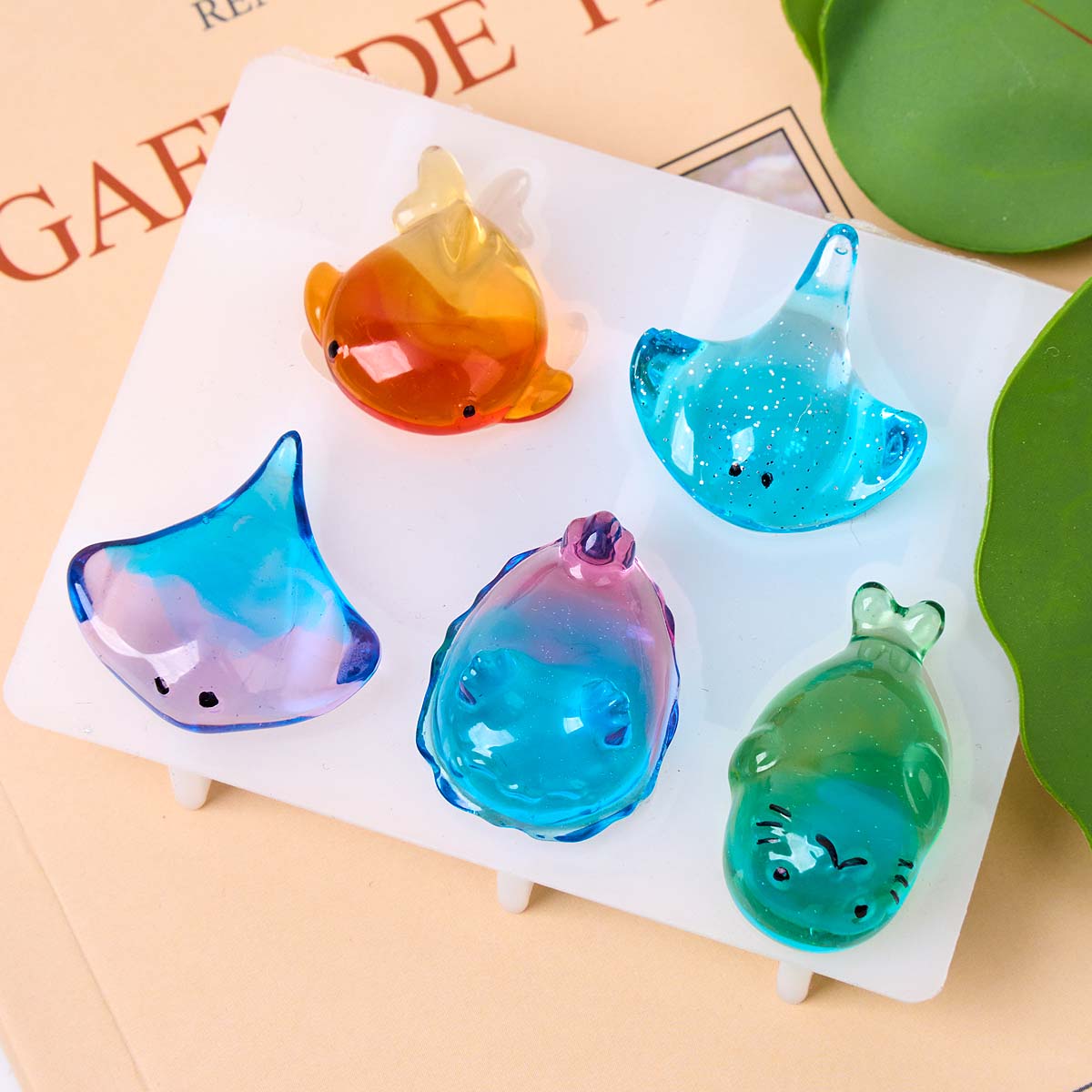 3D Healing Kawaii Manta Ray Wh – обзор и цена Resin Art Keychain
