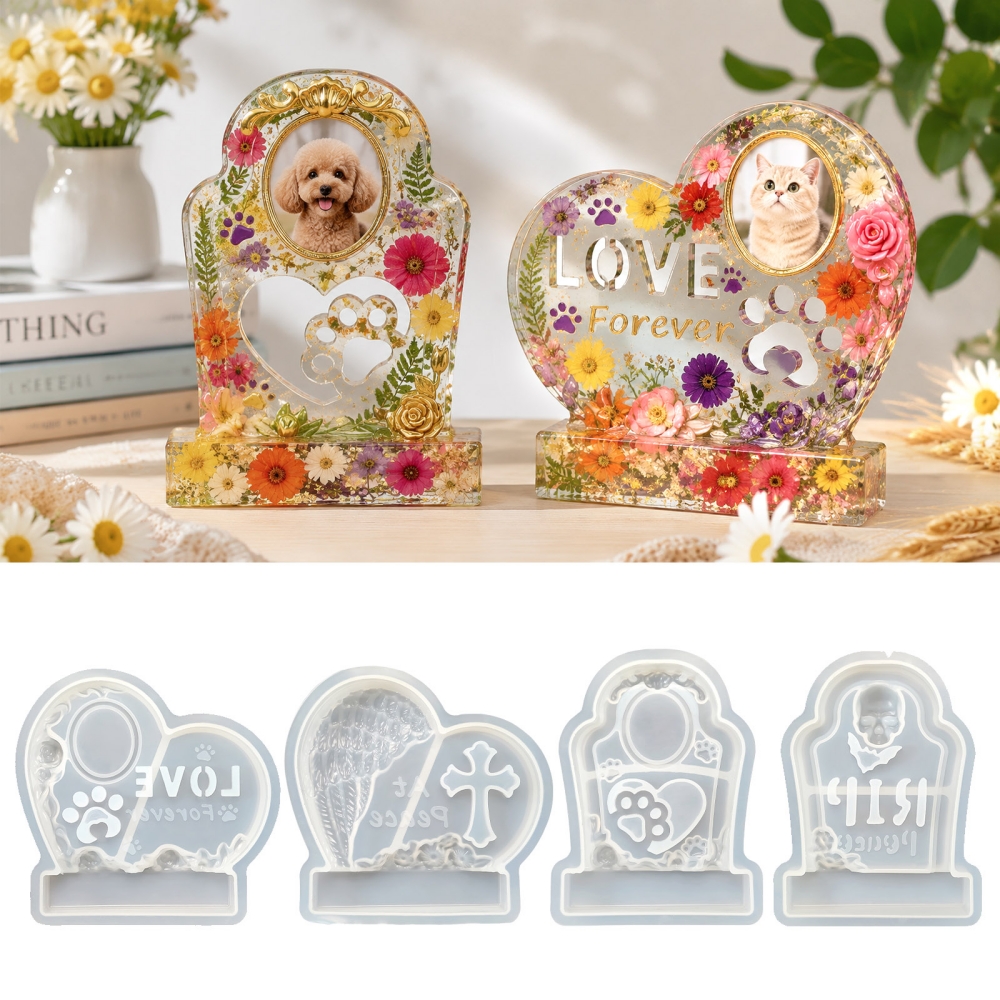 S0304 Heart-Shaped Tombstone M – обзор и цена Resin Art Frame
