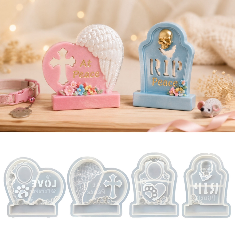 S0304 Heart-Shaped Tombstone M – обзор и цена Resin Art Frame