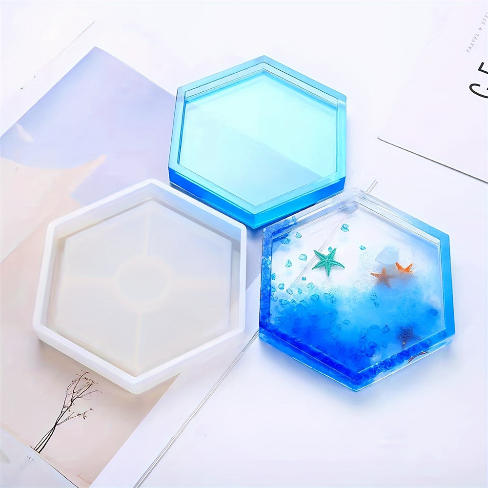 4pcs/Set Storage Tray Coaster  – обзор и цена Resin Art Tray