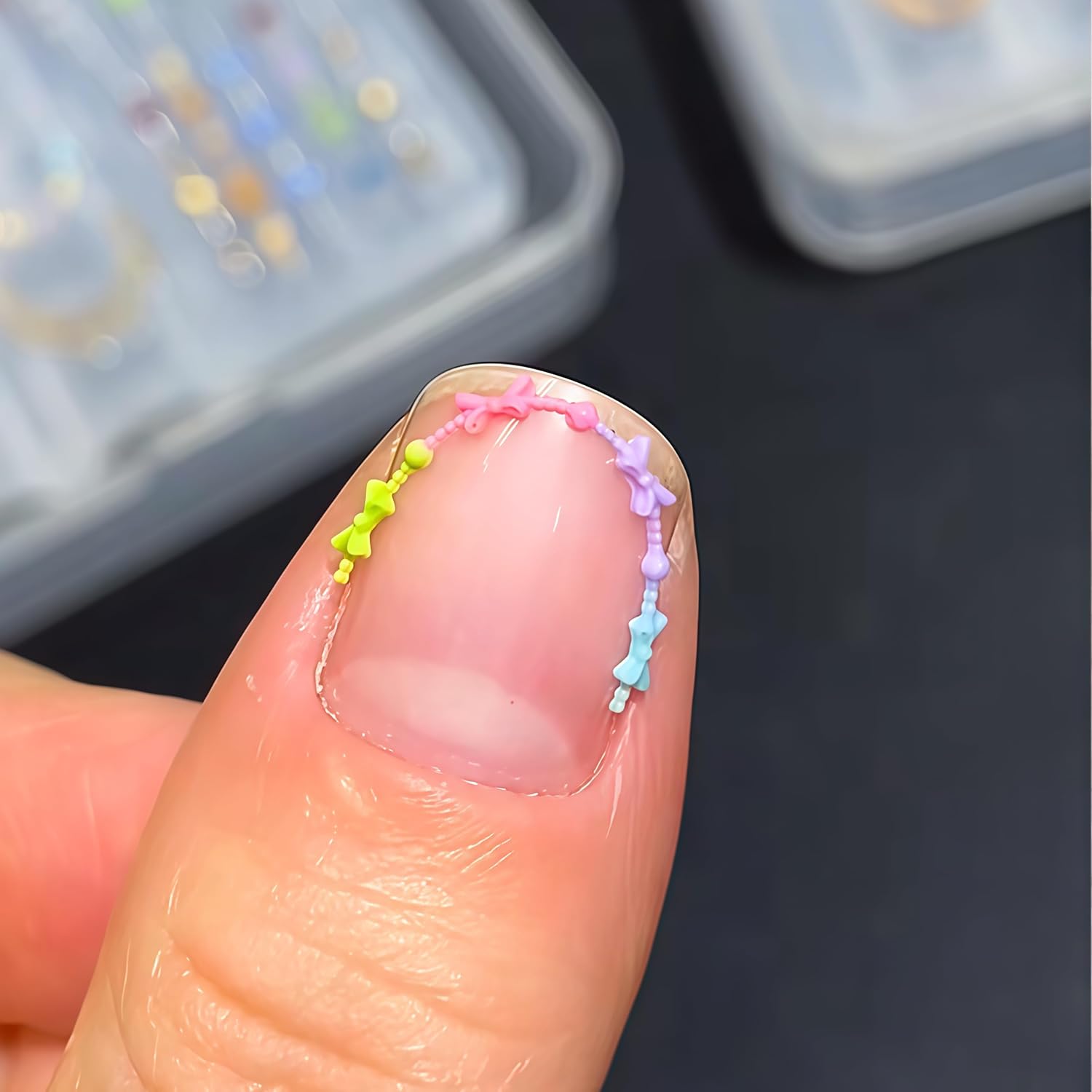 3D Bead Necklace Gel Nail Art  – обзор и цена Resin Art Necklace