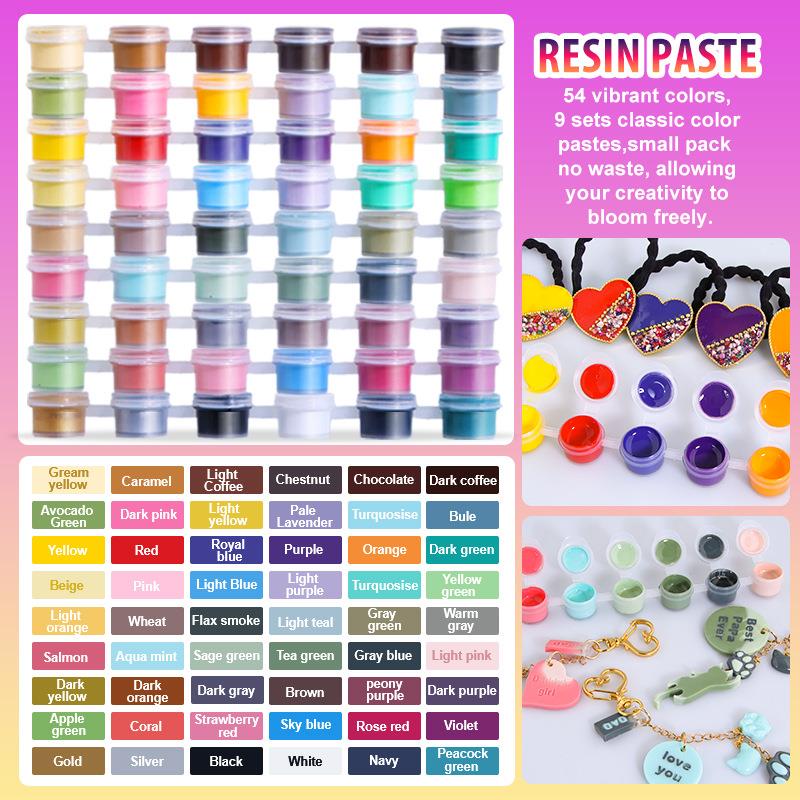 6colors/Set Paste Pigment UV R – обзор и цена Resin Color Paste