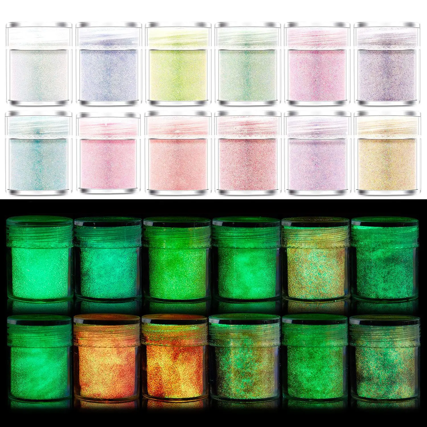 12 Color Luminous Powder Resin – обзор и цена Resin Art Supplies