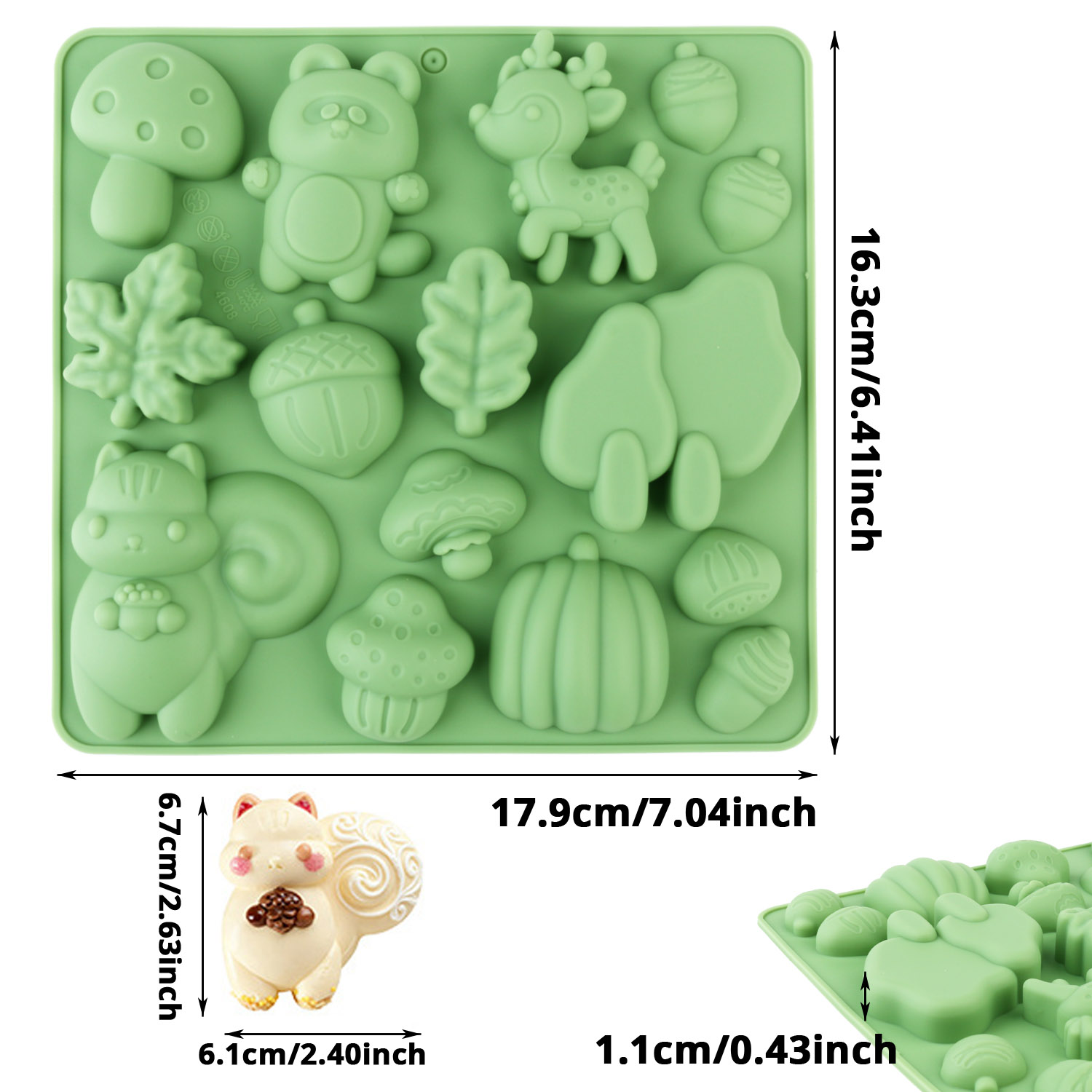 1 Silicone Cake Mold in the Sh – обзор и цена Resin Art Products