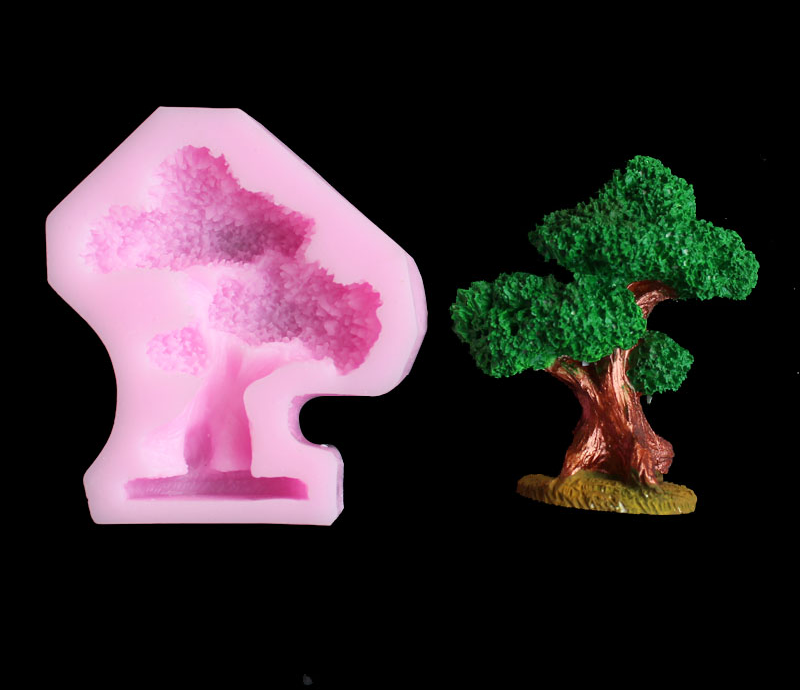 Pine tree silica gel mold DIY  – обзор и цена Resin Art Products