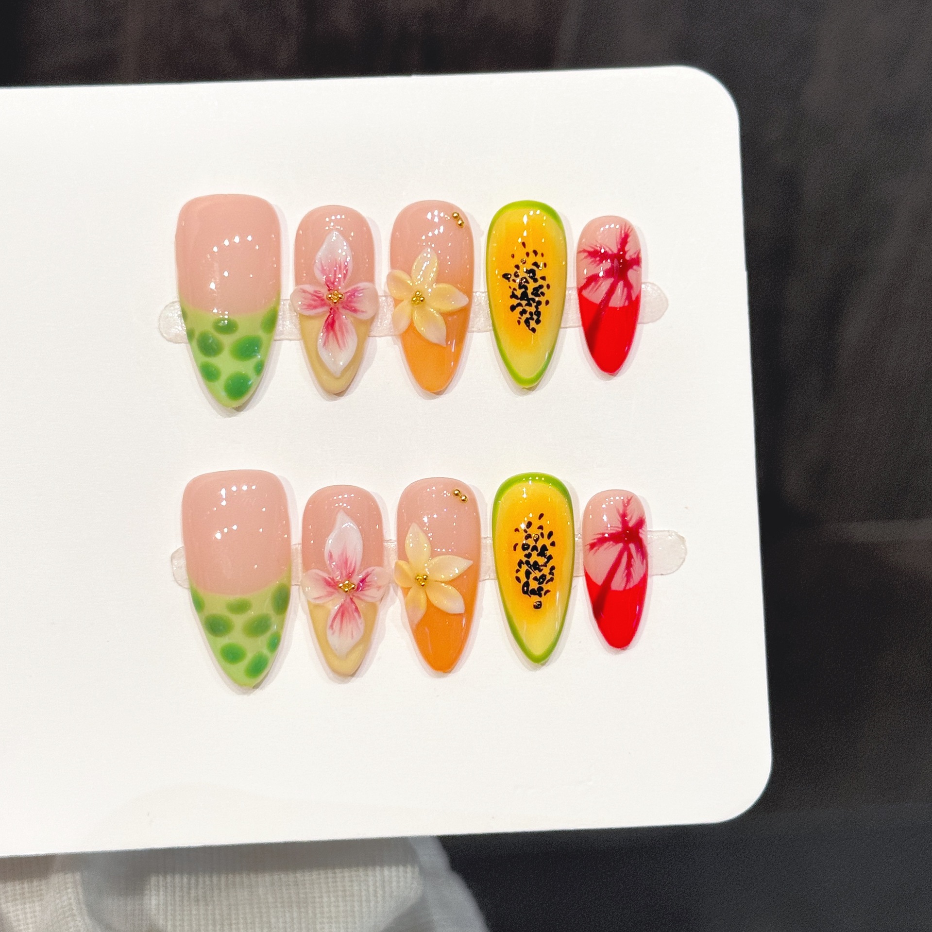 10pcs Hand-Pressed Medium Almo – обзор и цена Resin Art Using Flowers