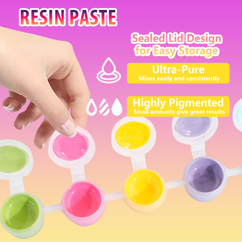 New 6colors/Set Paste Pigment  – обзор и цена Resin Color Paste