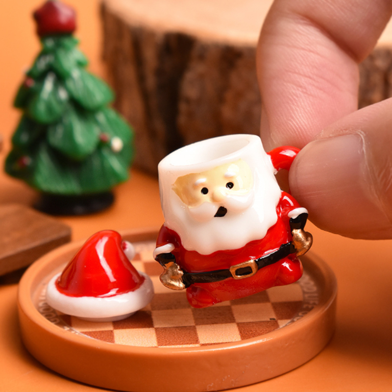 Mini Santa Teacup Ornament - R – обзор и цена Resin Art And Craft