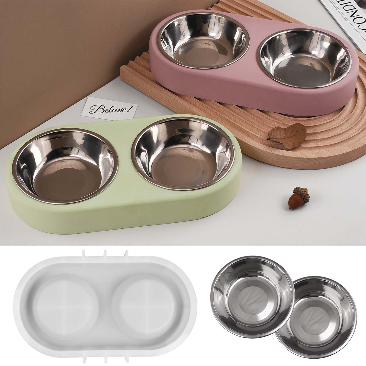 Pet Food Bowl Silicone Mold DI – обзор и цена Resin Art Tray