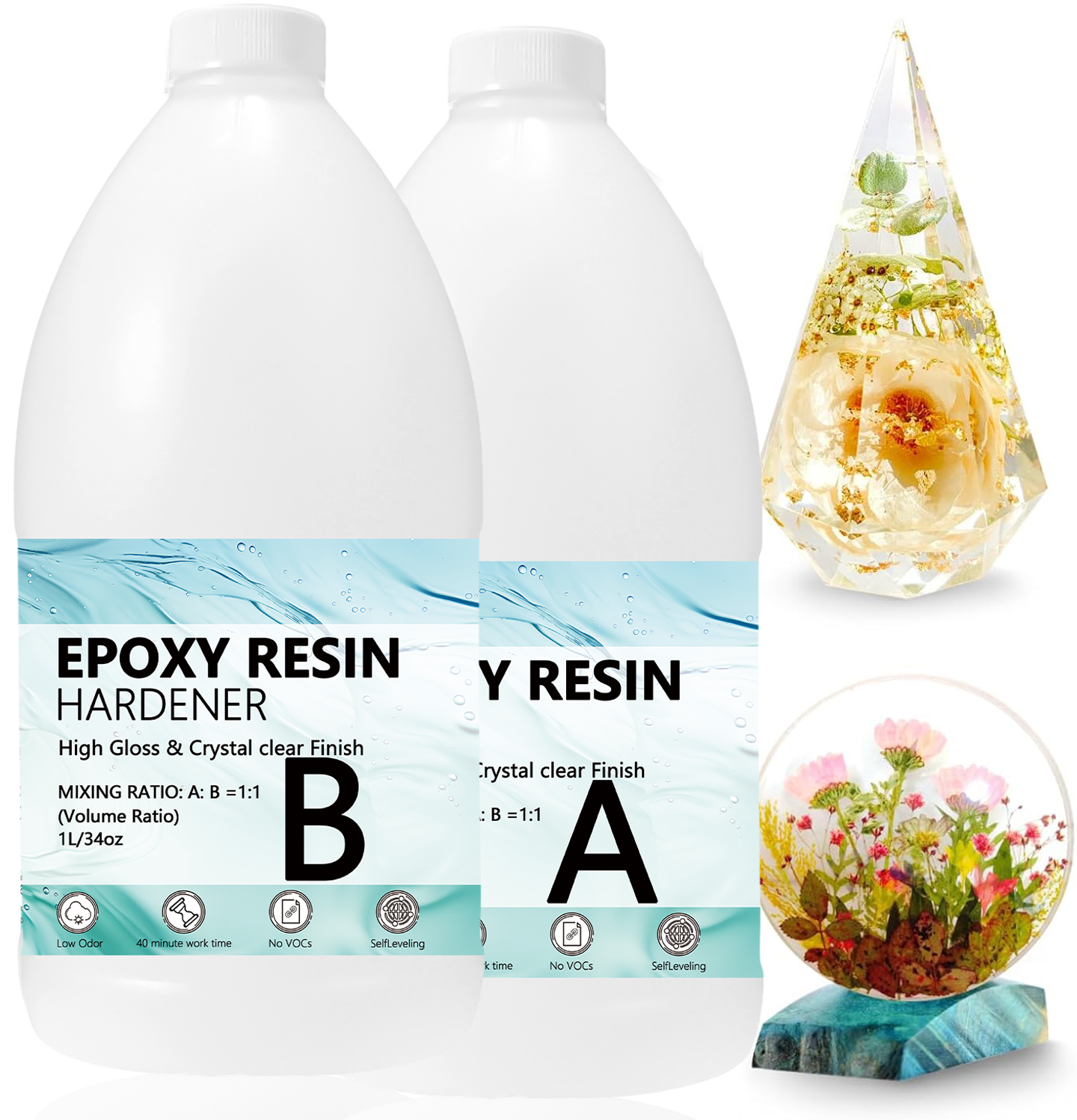 Epoxy Resin Kits Set, Art Kit  – обзор и цена Resin Art Supplies
