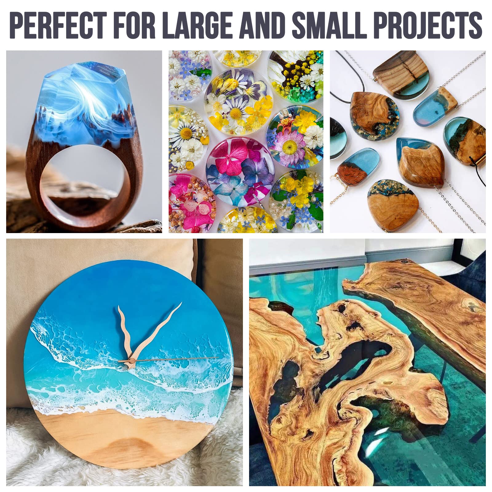 Epoxy Resin Kits Set, Art Kit  – обзор и цена Resin Art Supplies