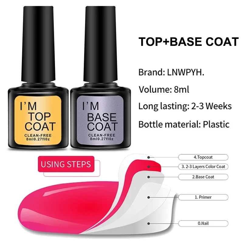 4 Pcs/Set Top Coat And Base Co – обзор и цена Resin Art Varnish