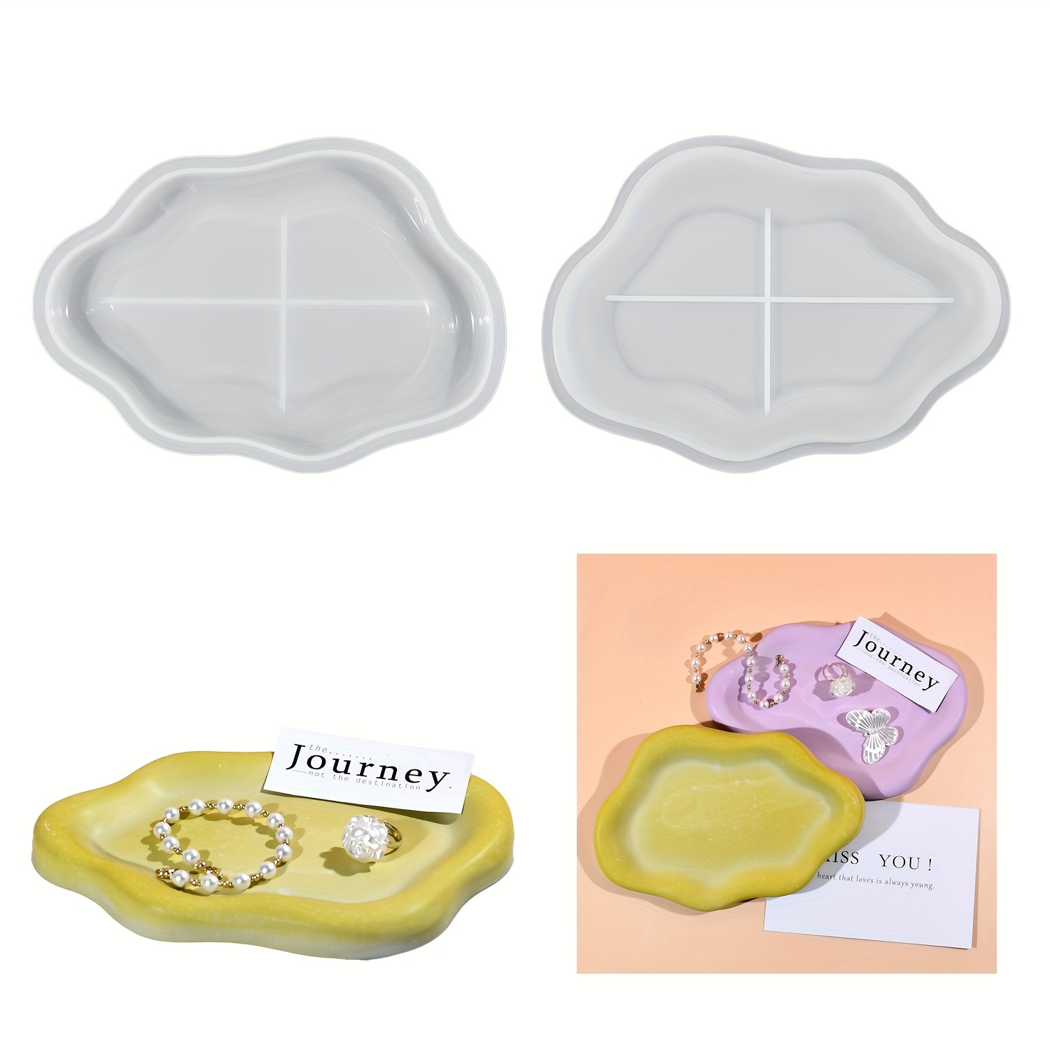 Heart Tray Resin Mold Cloud Co – обзор и цена Resin Art Tray